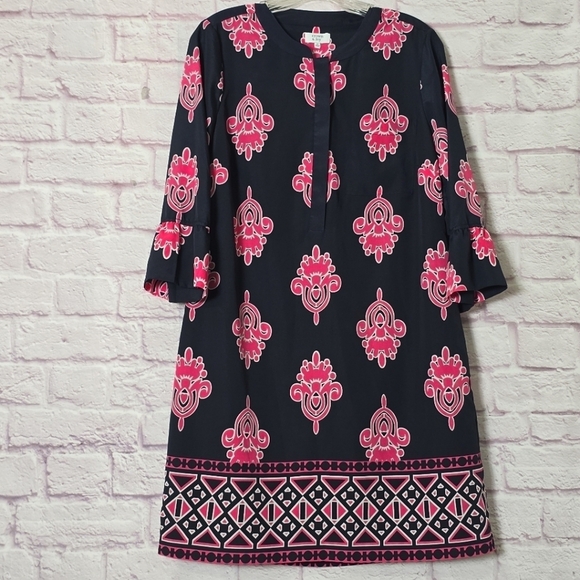 Crown & IVY Bell Sleeve Sheath Dress Size 12 - Picture 2 of 10